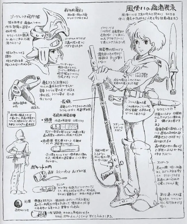 本屋の本音のあのねのね 第五冊 風の谷のナウシカ 鉛筆がすべてを呑みこむ腐海を生み出す ケムール