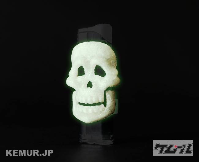 光るドクロマスクハロウィーン