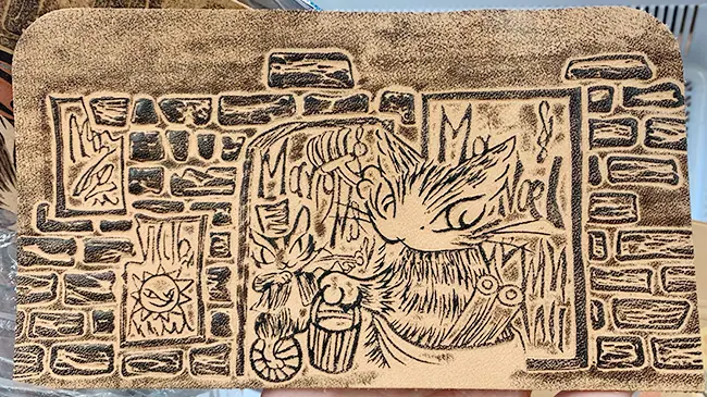 プロジェクトK vol.4 「手染めラウンド財布 タシルの街角」に込められ