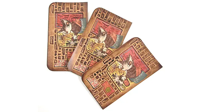 【美品】わちふぃーるど　ダヤン　手染め　ラウンド　財布　タシルの街角 Amazon | ダヤン 手染めラウンド財布 タシルの街角 | わちふぃー